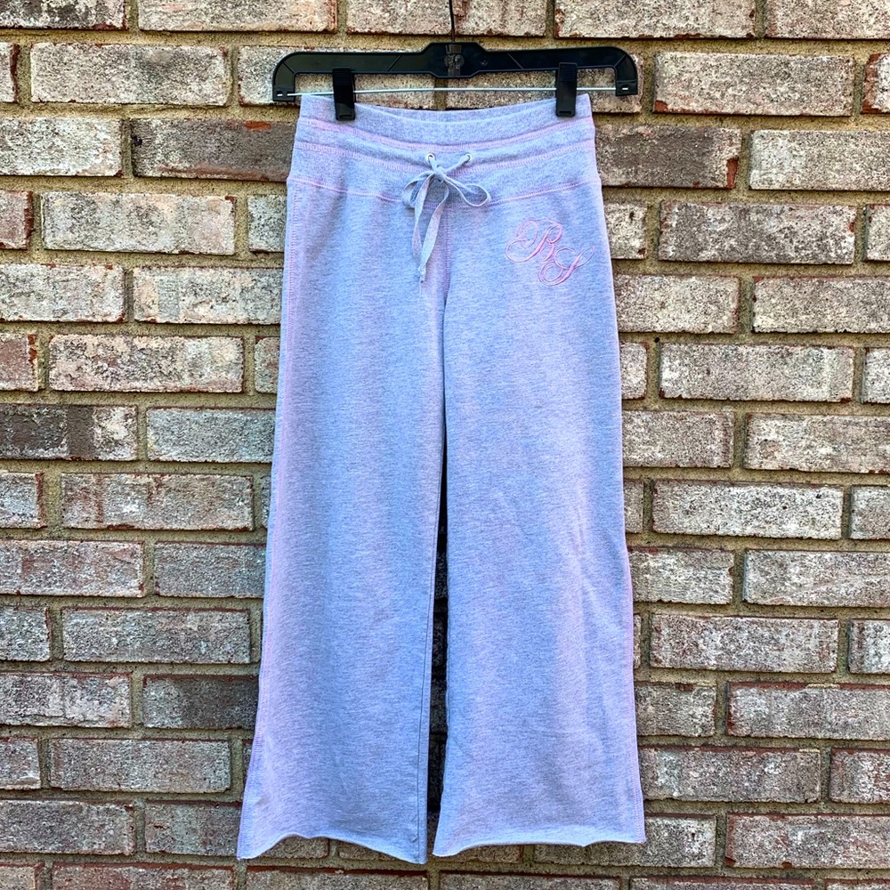 Bebe Sport Cropped Grey Lounge Pants- Like New